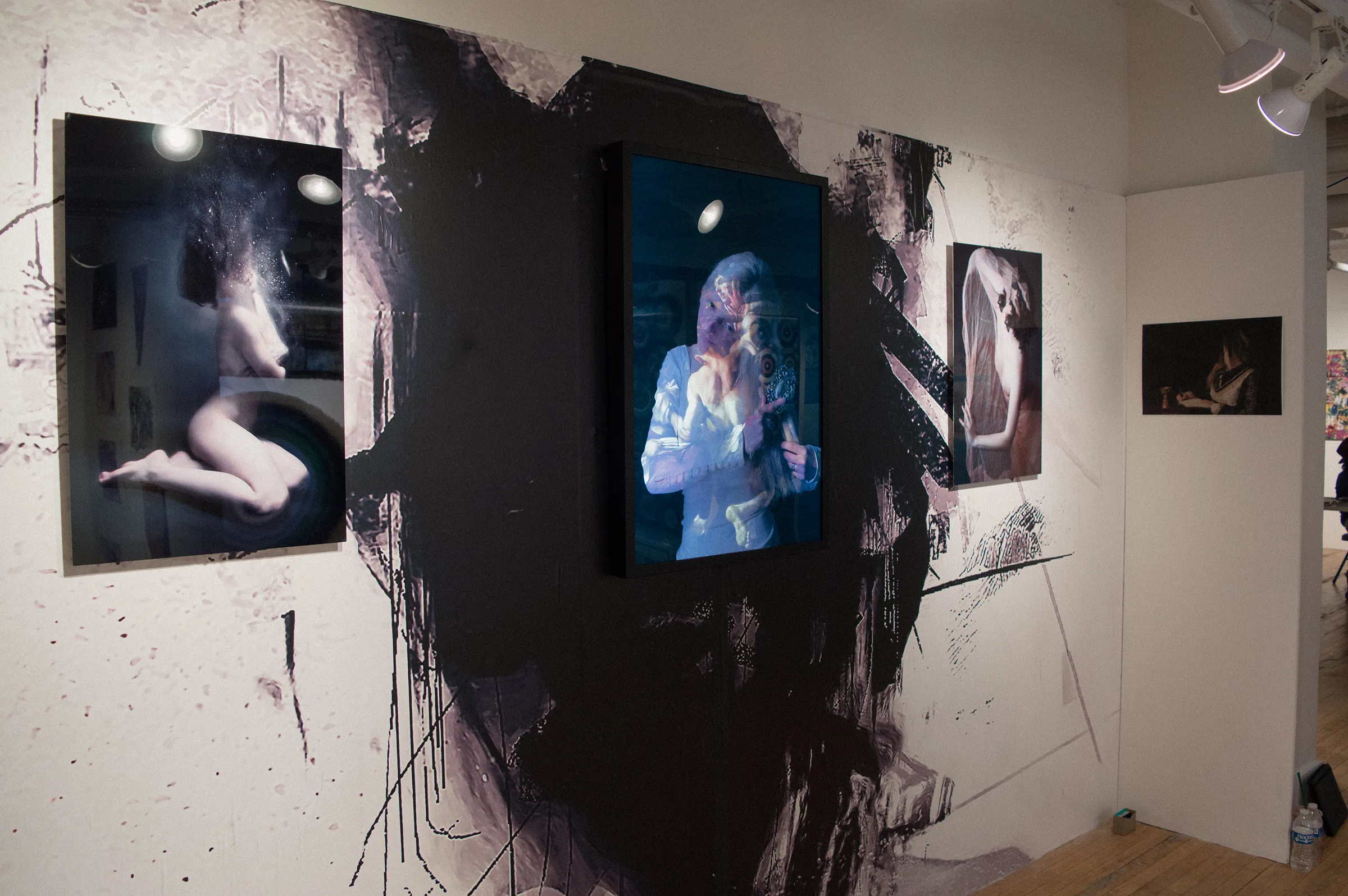The Siris Hill stand at Moniker Art Fair, Manhattan, New York