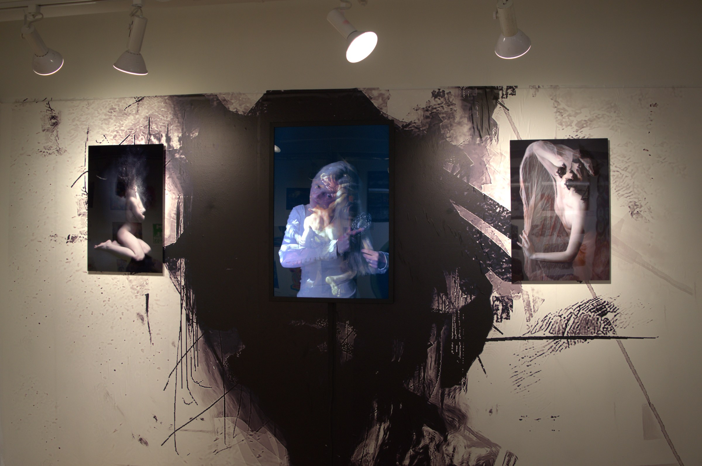 Siris Hill work displayed at Moniker Art Fair