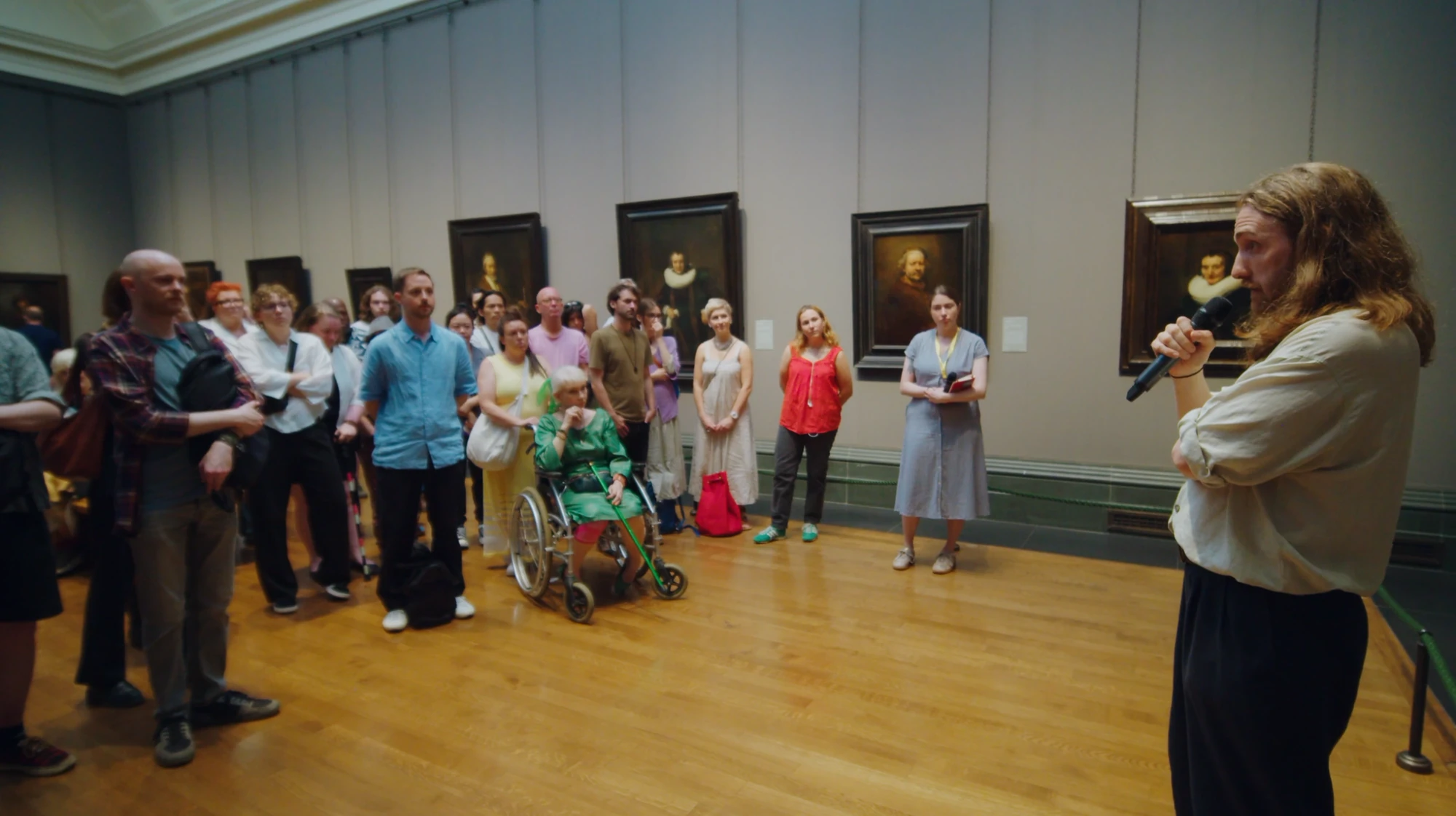 The audience in the Rembrandt Room during the talk